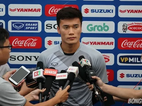 Thủ môn Bùi Tiến Dũng: “Em mong khán giả sẽ được theo dõi trận đấu”