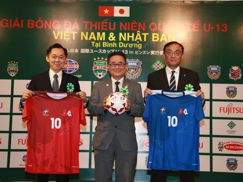 Sao nhí Việt so kè cùng tài năng trẻ Nhật Bản tại giải U13 Quốc tế