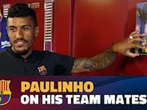 Toàn cảnh buổi chụp hình của Paulinho tại Barcelona