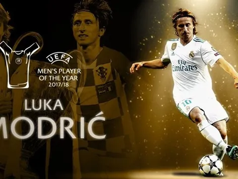 TỔNG HỢP giải thưởng cá nhân hay nhất năm của UEFA: Modric hạ bệ Ronaldo