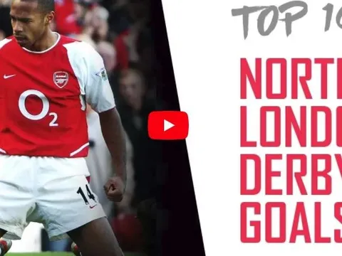 Top 10 bàn thắng của Arsenal trong trận derby Bắc London