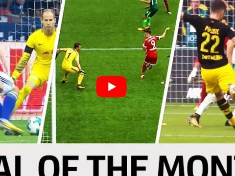 Top 10 bàn thắng đẹp nhất Bundesliga tháng Tám