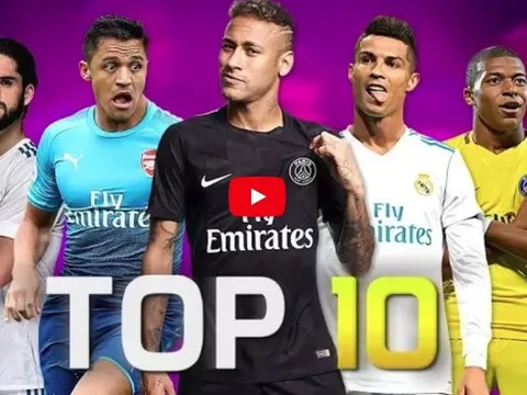 Top 10 cầu thủ kĩ thuật nhất làng bóng đá năm 2018