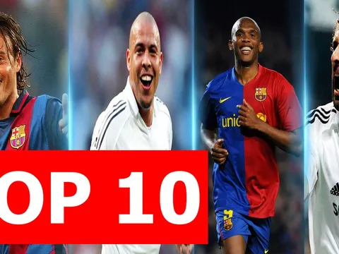 Top 10 danh thủ từng chơi cho cả Real và Barca
