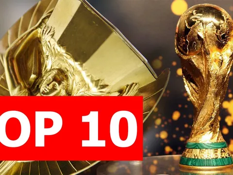 Top 10 điều thú vị về chiếc cúp vàng World Cup