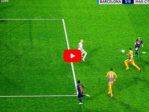 Top 10 pha dứt điểm một chạm đỉnh cao của Lionel Messi