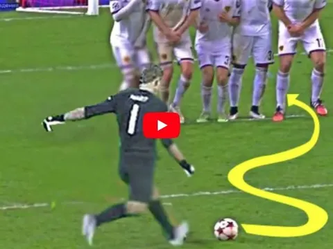 Top 10 siêu phẩm đá phạt của các thủ môn