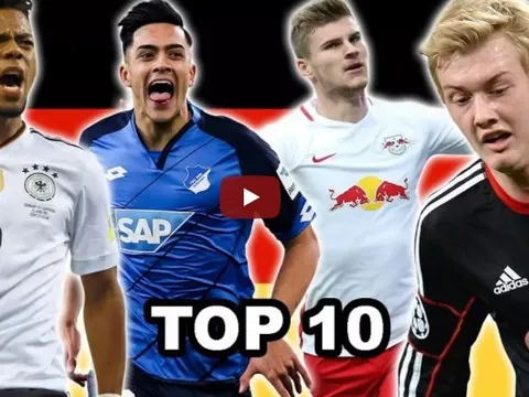 Top 10 tài năng trẻ triển vọng nhất bóng đá Đức