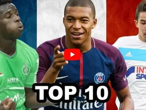 Top 10 tài năng trẻ triển vọng nhất bóng đá Pháp