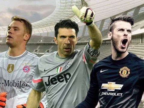 Top 10 thủ môn 'khủng' nhất FIFA 18: De Gea vượt mặt Buffon