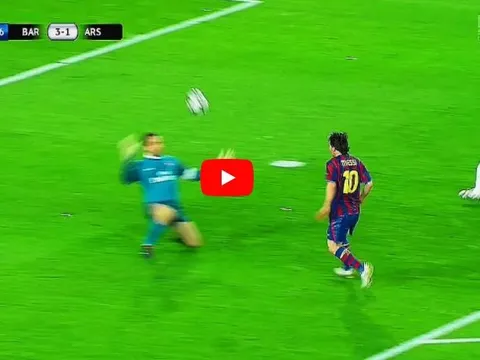 Top 20 pha lốp bóng đẳng cấp của Lionel Messi