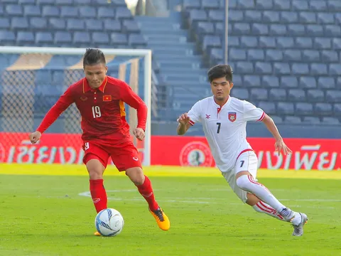 Chùm ảnh Công Phượng, Quang Hải "hủy diệt" U23 Myanmar 4-0