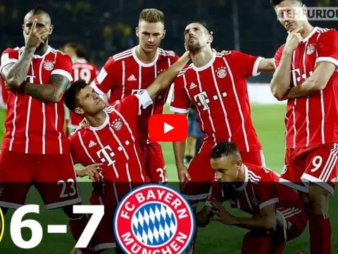 Trận cầu đáng nhớ: Borussia Dortmund 6-7 Bayern Munich (siêu cúp 2017/18)