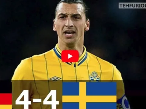 Trận cầu kinh điển: Thụy Điển 4-4 Đức (2012)