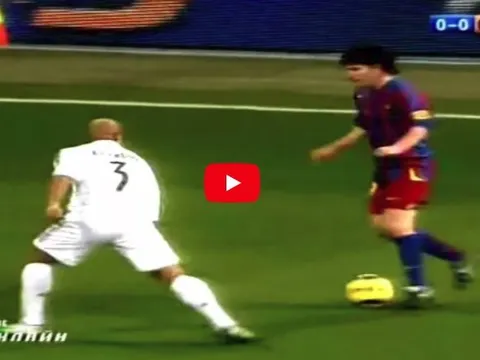 Trận El Clasico đầu tiên của Lionel Messi