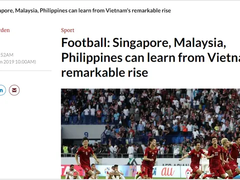 Truyền thông Singapore: Đông Nam Á nên học hỏi thành công của ĐT Việt Nam