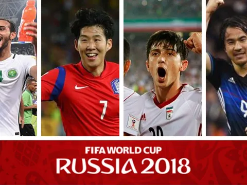 [MUTEX] - Tứ đại anh hào mang châu Á đến World Cup 2018