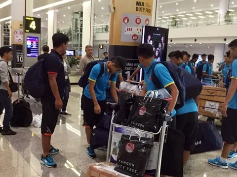U18 Việt Nam lặng lẽ về nước sau thất bại tại VCK U18 ĐNÁ 2017