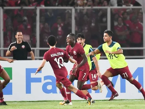 U19 châu Á 2018: U19 Indonesia thua U19 Qatar sau trận cầu điên rồ với 11 bàn thắng