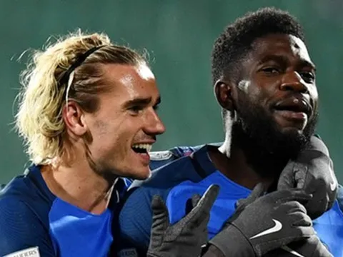Umtiti hứa sẽ mang Griezmann về Barcelona