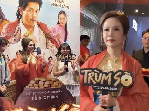 Thanh Thúy mang nguyên tạo hình cổ trang đi cinetour, trực tiếp livestream để "đối thoại" cùng khán giả