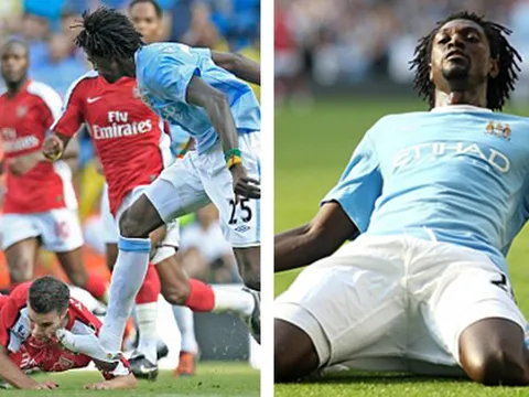 Vào ngày này |12.9| Adebayor đạp mặt đồng đội cũ, khiêu khích các fan