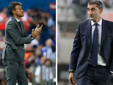 Về cách dùng người, Ernesto Valverde không khác Luis Enrique
