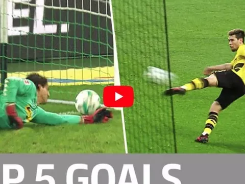 Vidal, Gotze, Keita và top 5 bàn thắng đẹp nhất vòng 13 Bundesliga