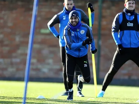 Vừa tạo siêu phẩm, Mahrez đã lao đầu vào tập chạy