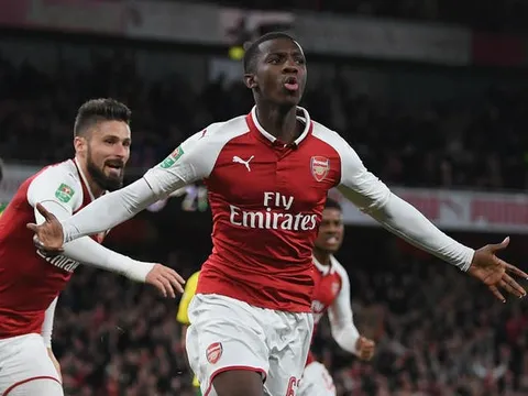 Wenger: 'Sự xuất hiện của Nketiah không ảnh hưởng đến Walcott'