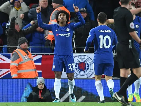 Willian gia nhập băng đảng Brazil tại Ngoại hạng Anh