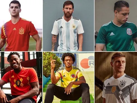 World Cup cận kề, hàng loạt ông lớn trình làng áo đấu đẹp mê ly