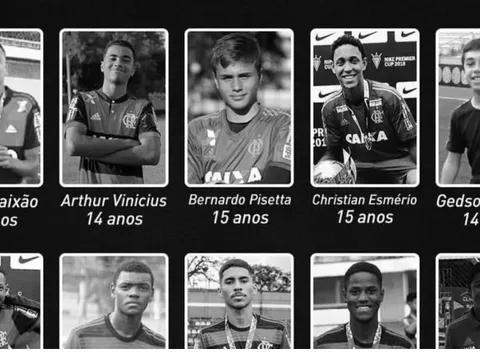 Xác nhận danh tính 10 cầu thủ thiệt mạng trong vụ hỏa hoạn Flamengo