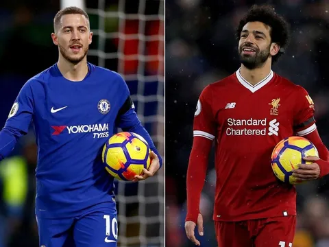 Xét tổng thể, Eden Hazard xuất sắc hơn Mohamed Salah