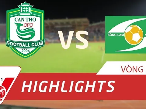 XSKT Cần Thơ 1-2 Sông Lam Nghệ An (Vòng 25 V-League 2017)