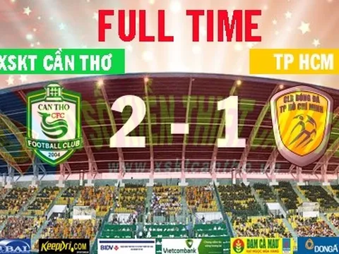 XSKT Cần Thơ 2-1 CLB TP Hồ Chí Minh (Vòng 18 V-League 2017)
