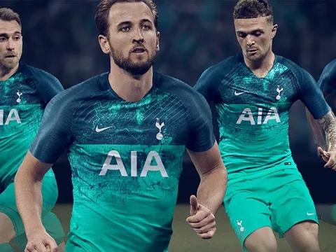 Cận cảnh áo đấu thứ 3 lạ lẫm của Tottenham Hotspur