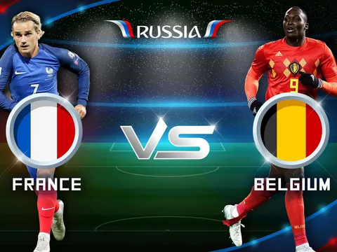 01h00 ngày 11/07, Pháp vs Bỉ: Nảy lửa chung kết sớm