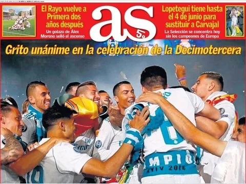 Báo chí thế giới thán phục kỳ tích của Real Madrid