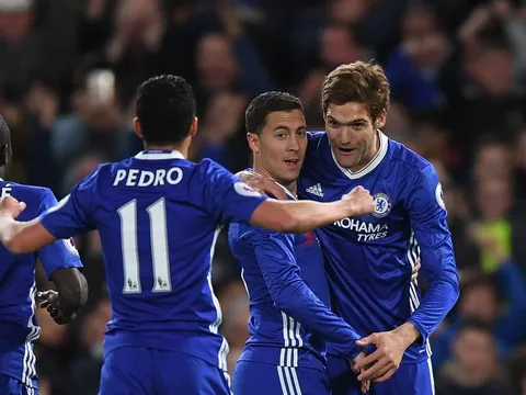 Hazard lập cú đúp, Chelsea đá văng Man City khỏi cuộc đua vô địch