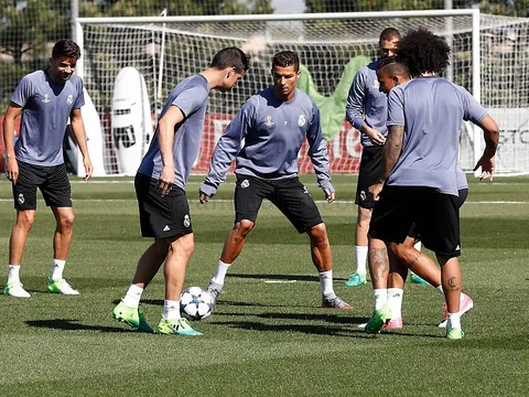 Dàn sao Real cật lực chuẩn bị tiếp đón Bayern Munich