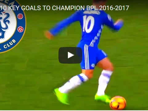 10 bàn thắng quyết định chức vô địch của Chelsea mùa này