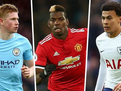 10 chân chuyền tốt nhất Ngoại hạng Anh: Bruyne, Matic bị hậu vệ soán ngôi