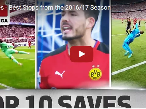 10 pha cứu thua đẹp nhất Bundesliga mùa này