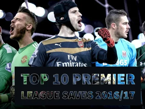 10 pha cứu thua đỉnh nhất Premier League 2016/17