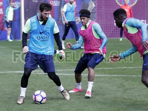 Barca 'rèn quân' trước đại chiến với Tàu ngầm vàng