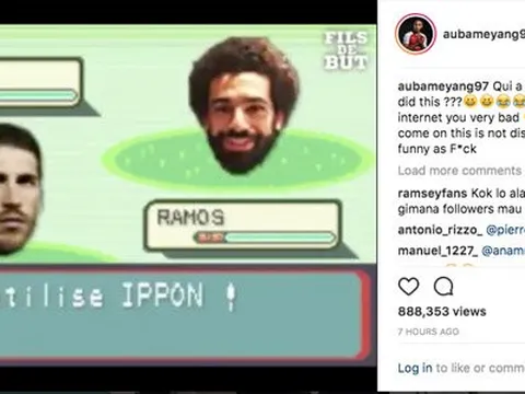 Aubameyang 'châm chọc' chấn thương của Salah