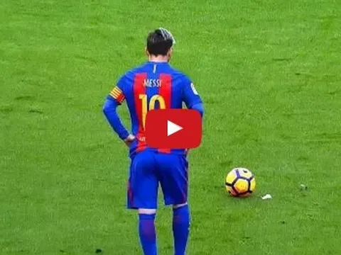 15 pha đá phạt đẹp nhất của Lionel Messi