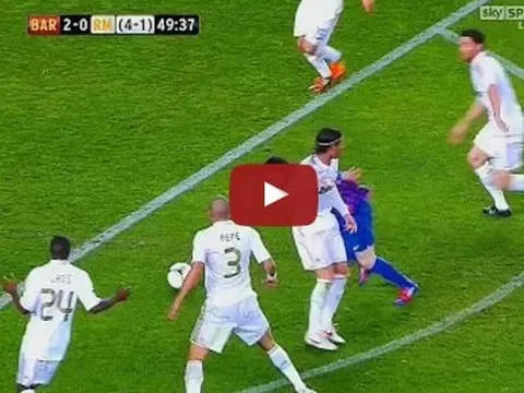 15 pha xử lý cực đỉnh của Lionel Messi trước Real Madrid