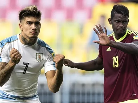 15h00 ngày 08/06, U20 Uruguay vs U20 Venezuela: Số một Nam Mỹ